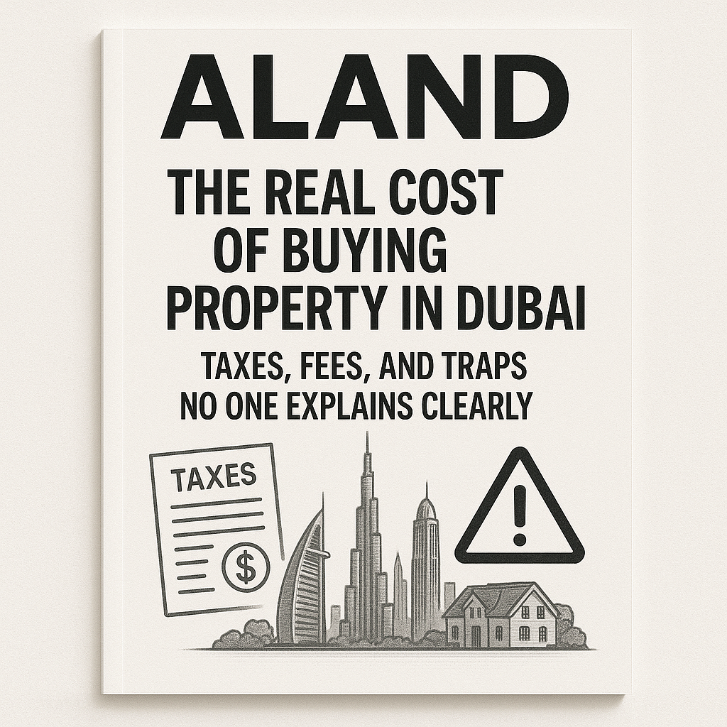 ALAND Magazine Cover – The Real Cost of Buying Property in Dubai